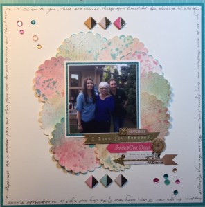 My most recent layout up on my YouTube channel at Mari Clarke