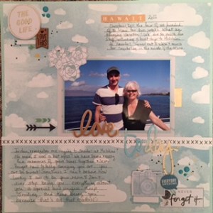 This is a layout that I scrapped before I was making videos.  This was so much fun to create